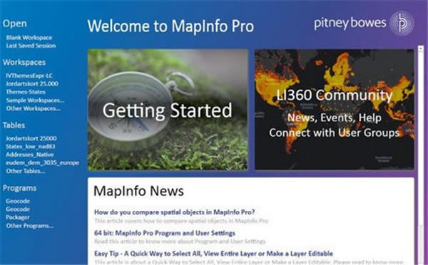 Pitney Bowes MapInfo proͼṩ17.0.3