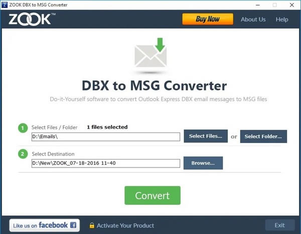 ZOOK DBX to MSG ConverterԶ˹ٷ2024°ɫذװ