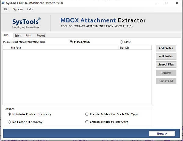 SysTools MBOX Attachment ExtractorԶ˹ٷ2024°ɫذװ