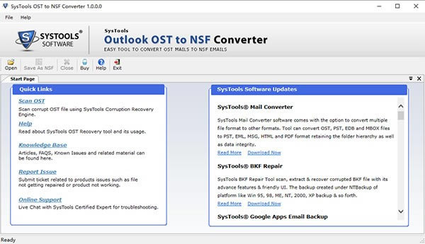 SysTools OST to NSF Converter(ʼʽת)