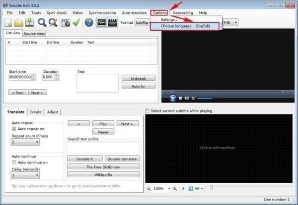 subtitle edit���İ�