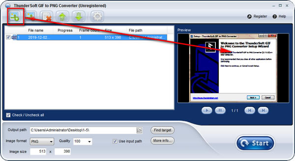 ThunderSoft GIF to PNG Converter电脑端官方正版2024最新版绿色免费下载安装