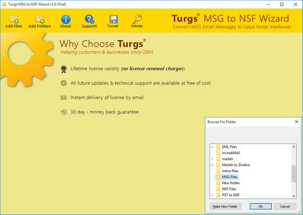 Turgs MSG to NSF Wizard電腦端官方正版2024最新版綠色免費下載安裝