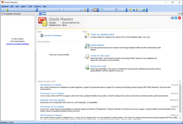 Oracle Maestroٷ汾ءOracle Maestro(ݿ) v16.1.0.2 ٷ汾