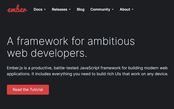 Ember.jsٷ汾ءEmber.js(JavaScript) v3.26.1 ٷ汾