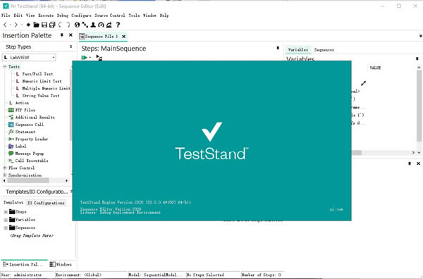 NI TestStandر桿NI TestStand 2020 v20.0 ر()-վ