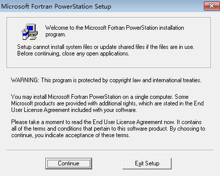 FortranءFortran v4.0 ر(32/64λ)-վ