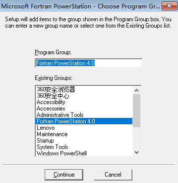 FortranءFortran v4.0 ر(32/64λ)-վ