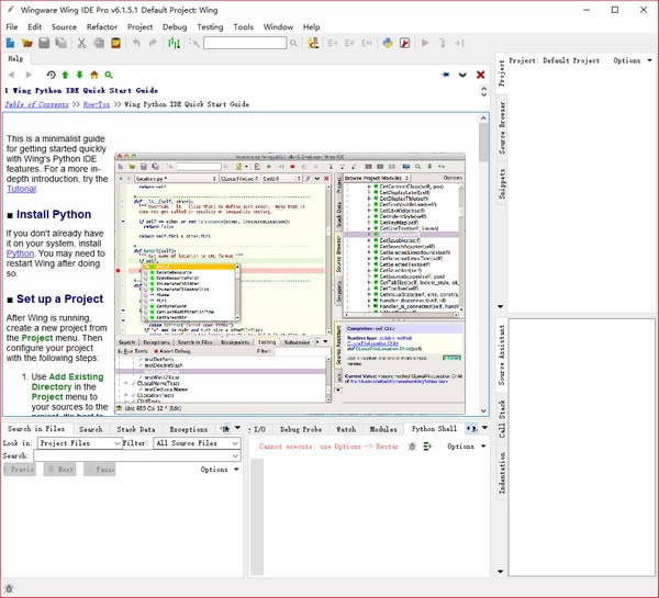 Wing IDEرءWingware Wing IDE Pro(̿ɻ) v7.2.2.0 Ѱ