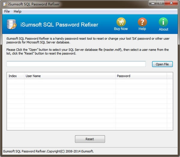 Isumsoft SQL Password RefixerرءIsumsoft SQL Password Refixer() v3.1.1 Ѱ