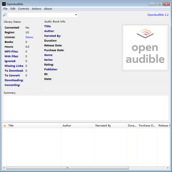 OpenAudibleѰءOpenAudible() v2.2 Ѱ