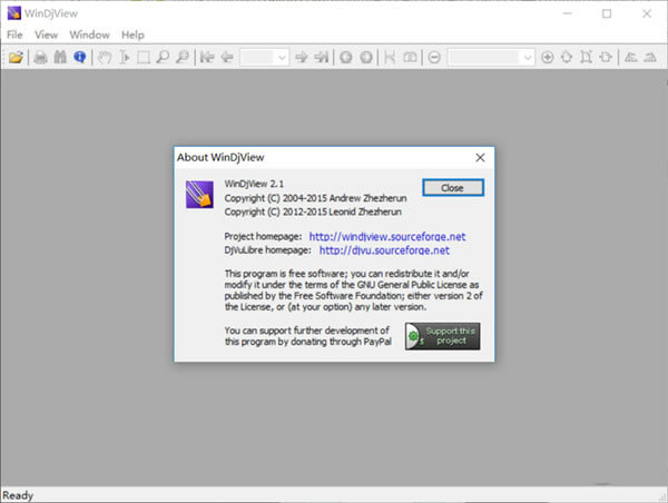 WinDjViewİ桿WinDjViewĶ v2.1 ٷʽİ