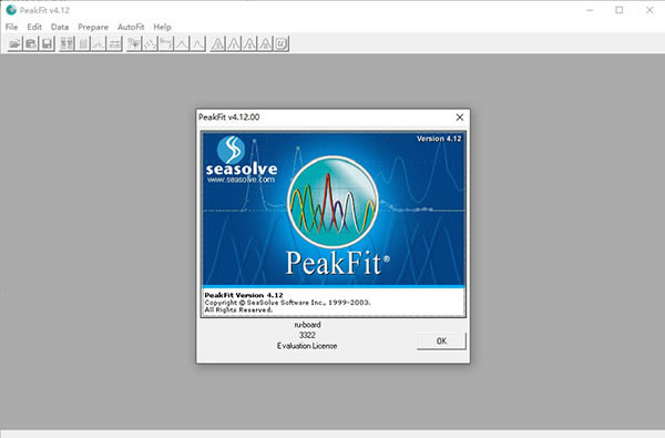 Systat PeakFitƽ桿Systat PeakFitƽ v4.12 İ
