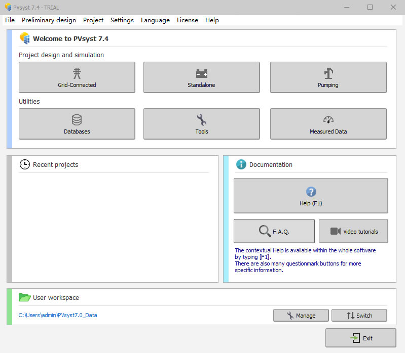 PVsyst光伏系统仿真模拟软件软件介绍