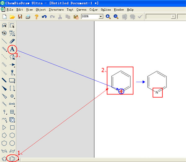 ChemBioOffice怎么画分子式