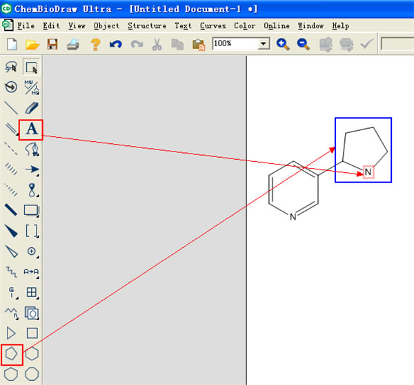 ChemBioOffice怎么画分子式