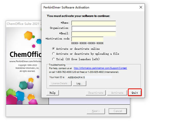 ChemOffice 2021安装破解教程2
