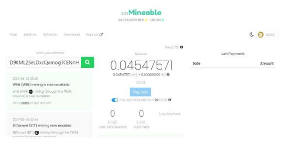 ��unmineable�ٷ��汾��unmineable���� v1.0.1 �ٷ��汾