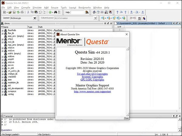 ��Mentor Graphics QuestaSim�ٷ��汾���ء�Mentor Graphics QuestaSim(����ģ�⹤������) V2021.1 �ٷ��汾