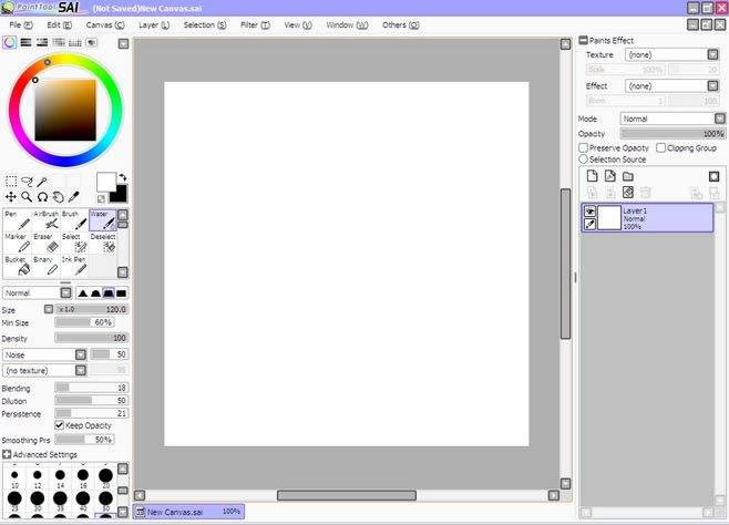 Easy paint tool sai