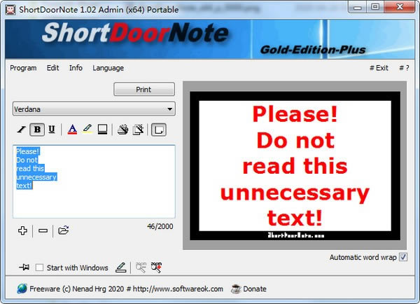 ShortDoorNoteٷ汾ءShortDoorNote(ټǹ) v2.77 ٷ汾