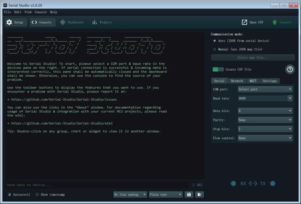 Serial StudioѰءSerial Studio(ݿӻ) v1.0.20 Ѱ