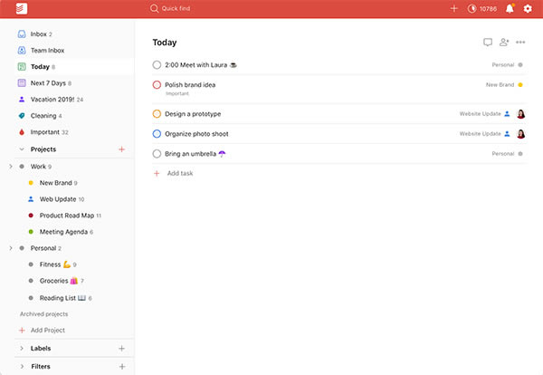 Todoist԰ͼ