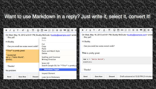 Markdown HereMarkdown Here v2.12.0 İ