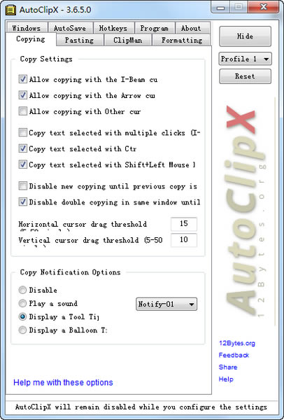 AutoClipXİءAutoClipX v3.6.5.0 ٷ汾