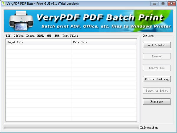 VeryPDF PDF Batch Print GUIءVeryPDF PDF Batch Print GUI(ӡ) v3.1 ٷ汾