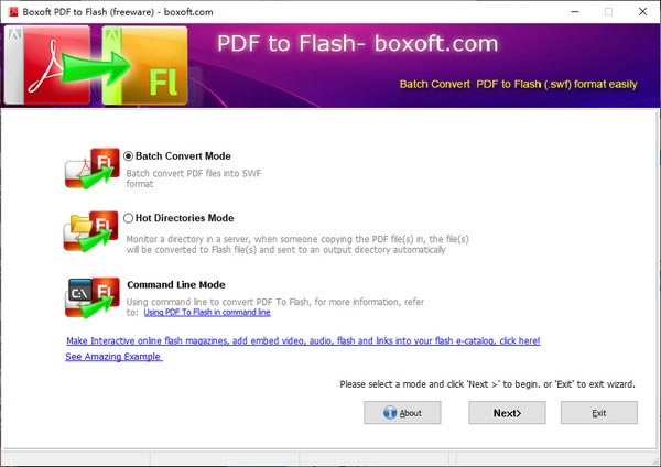 Boxoft PDF to FlashءBoxoft PDF to Flash(PDFתFLASH) v1.0 ٷ汾