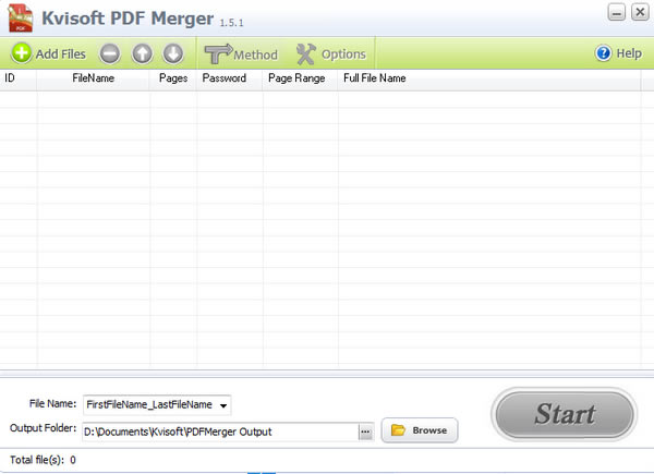 pdfṩءPDFϲ(Kvisoft PDF Merger) v1.5 ٷɫ