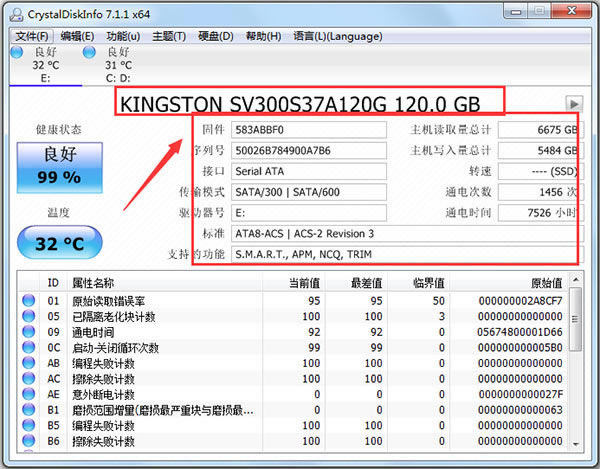 Crystaldiskinfoƽ桿Crystaldiskinfoƽ v9.1.1 pc