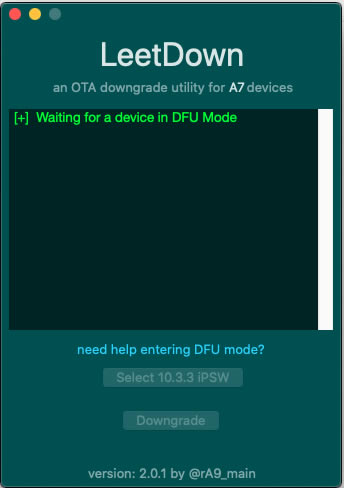 LeetDown 2.2 ءLeetDown(iOS) v2.2 pc