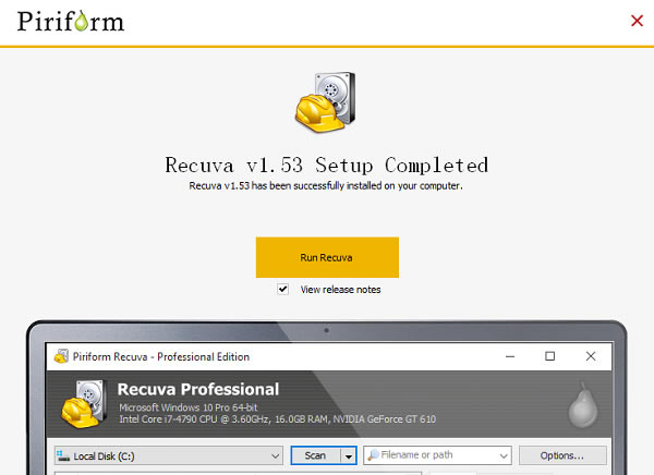 Recuva特别版安装步骤4
