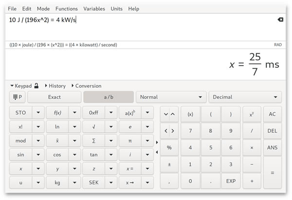 QalculatepcءQalculate° v3.9 ر