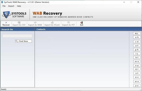SysTools WAB RecoveryرءSysTools WAB Recovery(ϵݻָ) v1.1.0.1 ٷ汾
