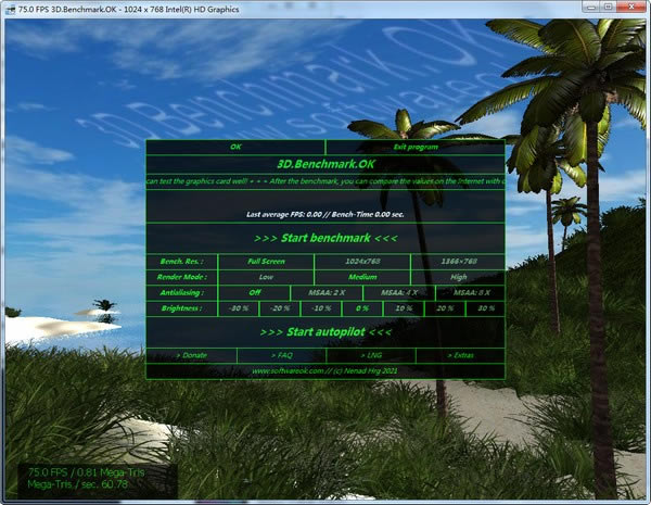 3D.Benchmark.OKٷ汾ء3D.Benchmark.OK(3D׼Թ) v1.01 ٷ汾