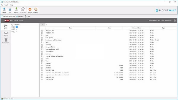 BackupVault ESEٷ汾ءBackupVault ESE(ƶ˱) v20.3.1 ٷ汾