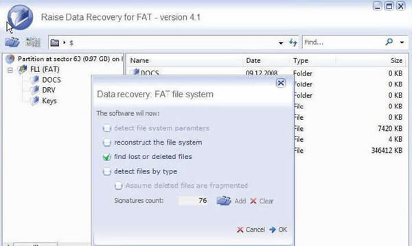 Raise Data Recovery for FATءRaise Data Recovery for FAT(FATݻָ) V5.18.4 ٷ汾