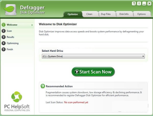 Defragger Disk OptimizerѰ