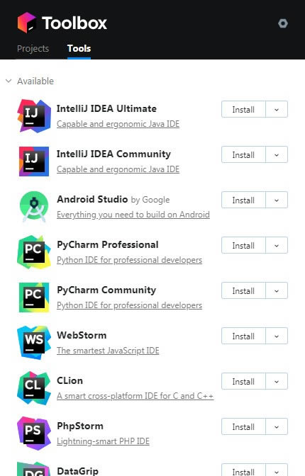 JetBrains ToolboxرءJetBrains Toolbox v1.17.7018 ٷ汾