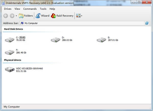 DiskInternals VMFS RecoveryءDiskInternals VMFS Recovery(VMFSݻָ) v2.1 ٷ汾