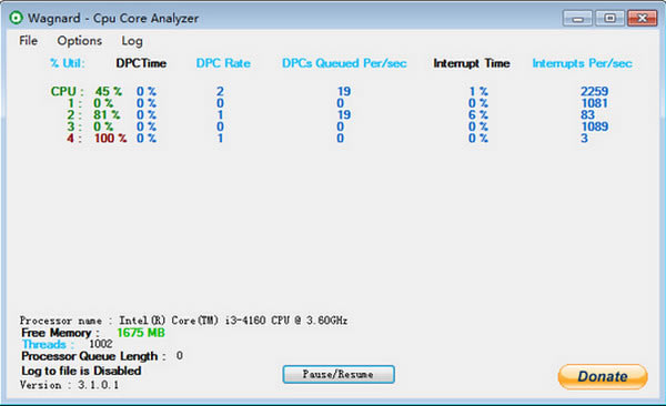 CPUں˷ṩءCPUں˷(CPU Core Analyzer) v3.2.20 İ
