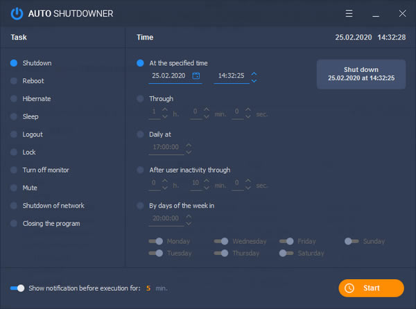 Auto ShutdownerѰءAuto Shutdowner(ʱػ) v1.3.1 ɫ