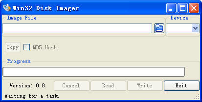 Win32 Disk ImagerءWin32 Disk Imagerİ v0.9 ٷɫ