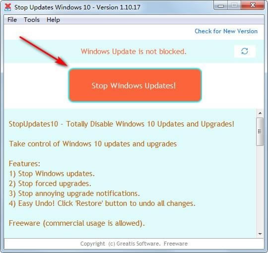 StopUpdates10ٷءStopUpdates10(win10Զ¹رչ) v3.1.101 ٷ汾