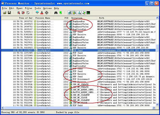 Process MonitorءProcess Monitor v3.2 Ѱ