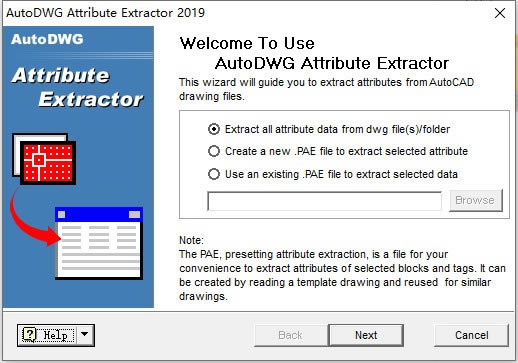 AutoDWG Attribute Extractorٷ汾ءAutoDWG Attribute Extractor(CADȡ) v2019 ٷ汾