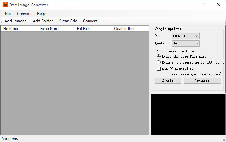 Free Image ConverterءFree Image Converter(ͼƬС޸) v1.0 ٷ汾